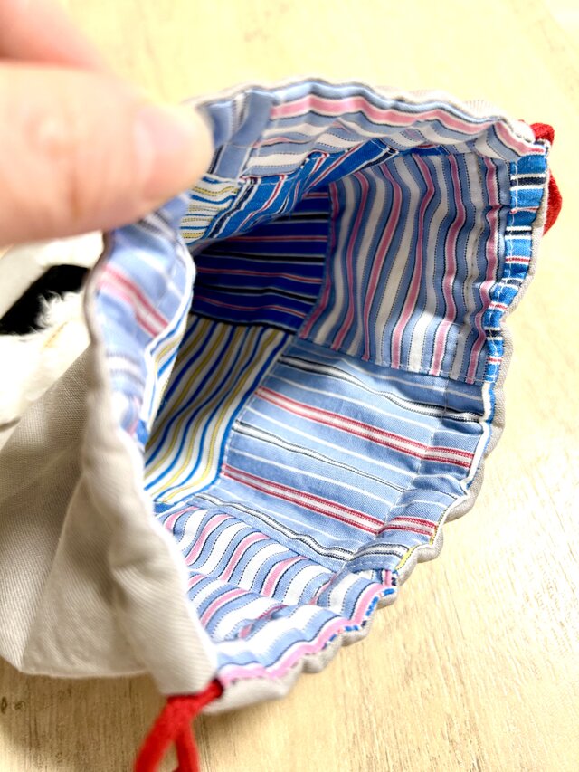 おにぎりMonster☆巾着袋 | iichi 日々の暮らしを心地よくする