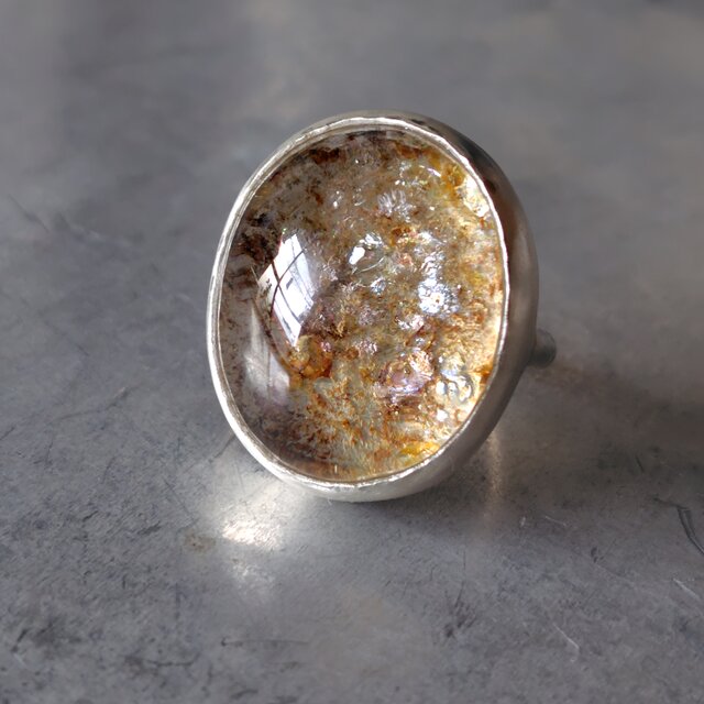 ガーデンクォーツシルバーリング#11.5〜12