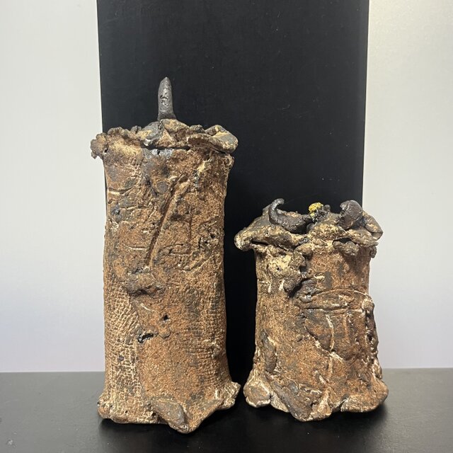 雛　No.51  焼締&泥彩釉　中