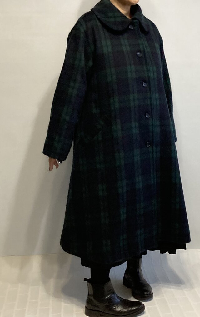 ブラックウォッチロングコート
