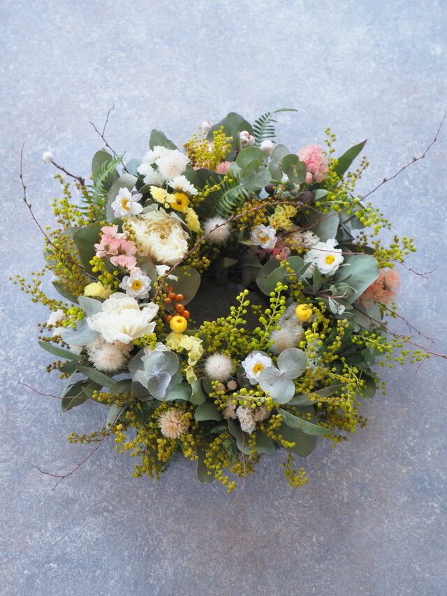 春の森のリース