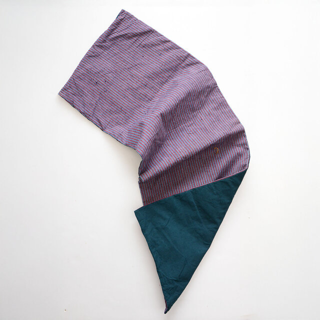 【用途不明の木綿古布】帯? 風呂敷生地 リメイク素材 ジャパンヴィンテージ 昭和レトロ