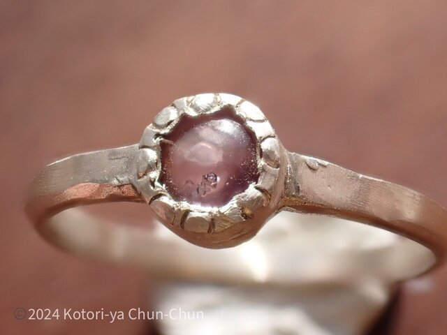 bizoux◆K10YG*ミャンマー産スピネル・パープル*リング*マンフィック bizoux◇K10YG*ミャンマー産スピネル・パープル*リング*マンフィック