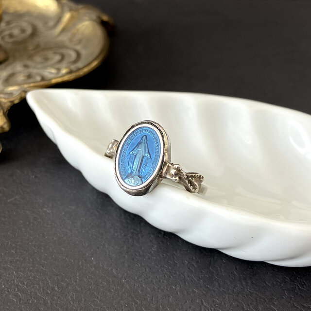 [フランス奇跡のメダイ] ring - botanical