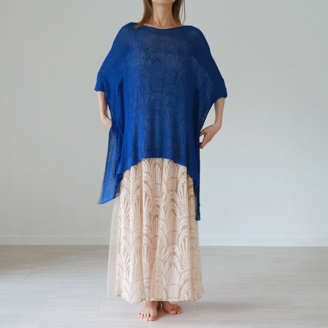 ◆即納◆Bootes[ボオーテス] カバー・ポンチョ / ロイヤル・ブルー　