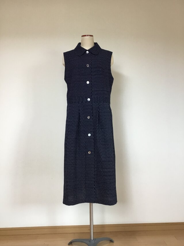 木綿の古布からジャンパースカート