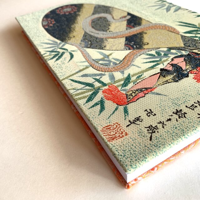 琵琶に白蛇』 葛飾北斎御朱印帳 美術名画御朱印帳 B5見開き御朱印帳