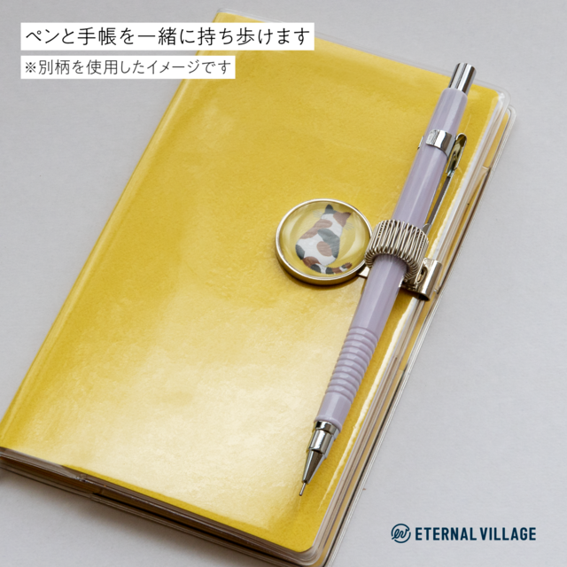 三毛猫のクリップ型ペンホルダー ペンケース No.268p | iichi 日々の