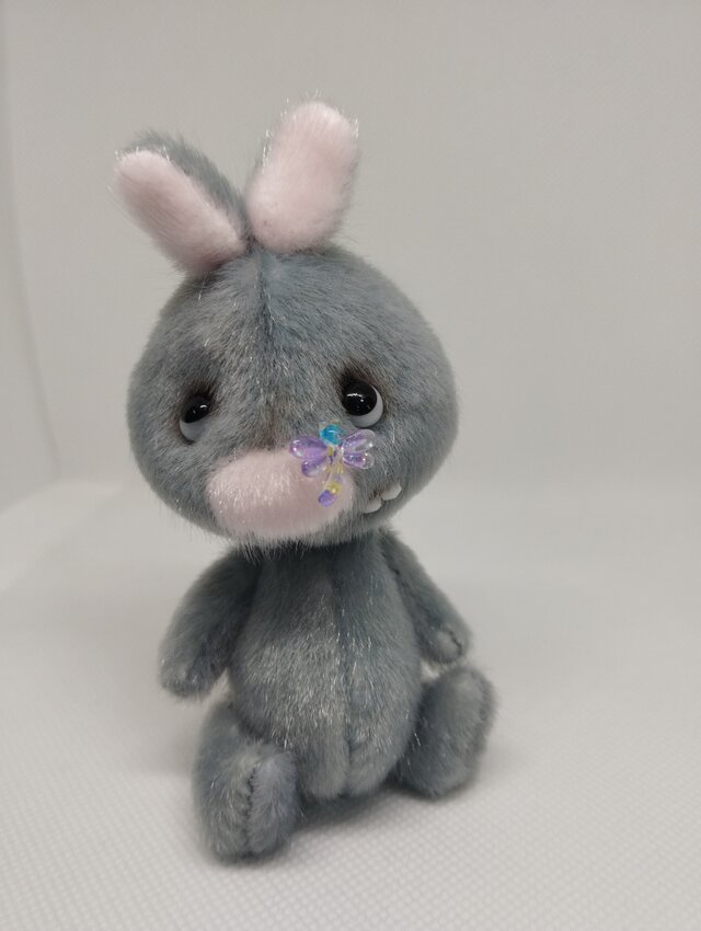 ミニチュアドール☆ぬいぐるみ☆うさぎさんとトンボ☆teeth