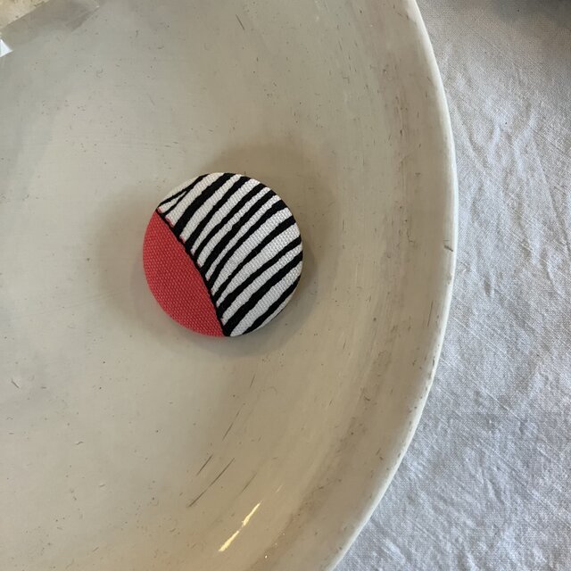 北欧模様のくるみボタン(016)