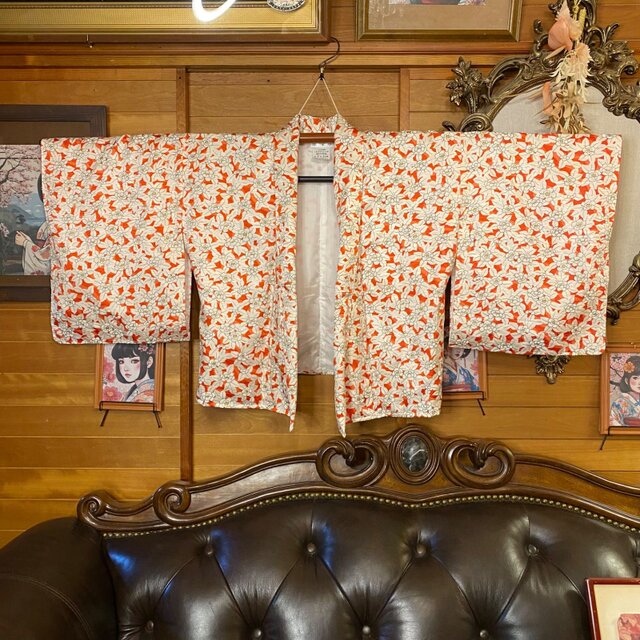 着物リメイクセットアップ ツーピース 2部式 和洋折衷 鮮やかな