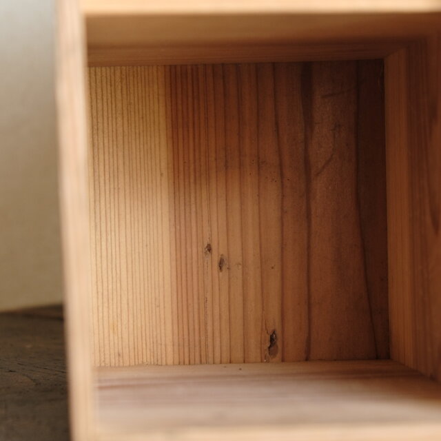 古い明治期の蓋付木箱◇味のあるお品物。収納やDIYなどに 古物 古民家