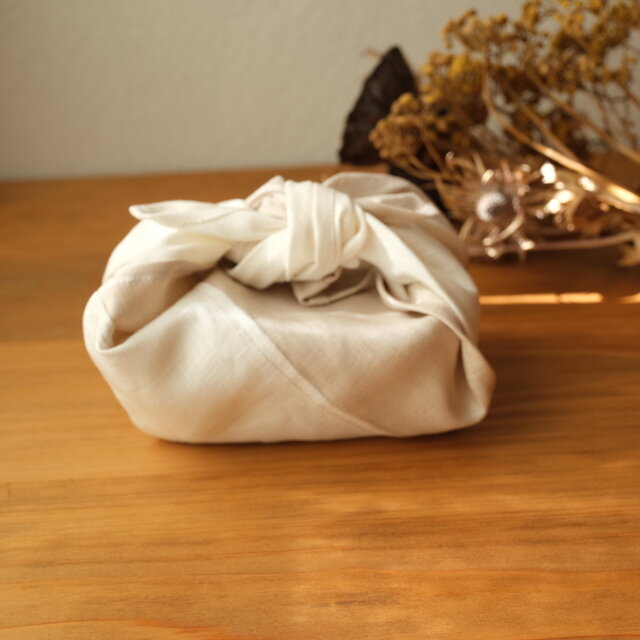 リネンパッチワークのお弁当包み