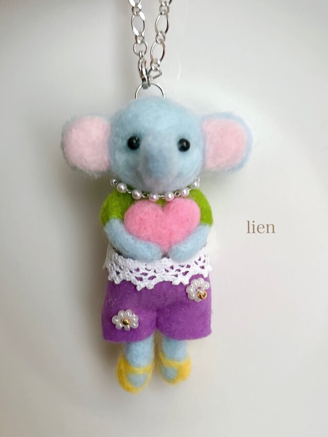 ゾウバッグチャーム