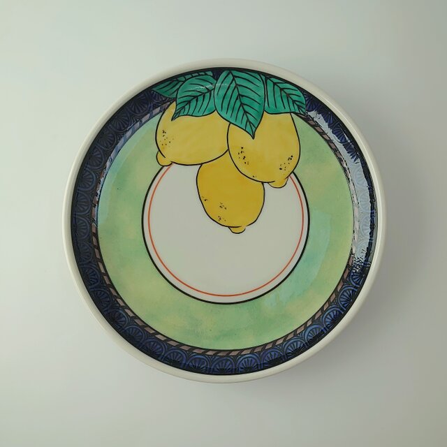 檸檬　6寸皿　レモン　直径19cm皿