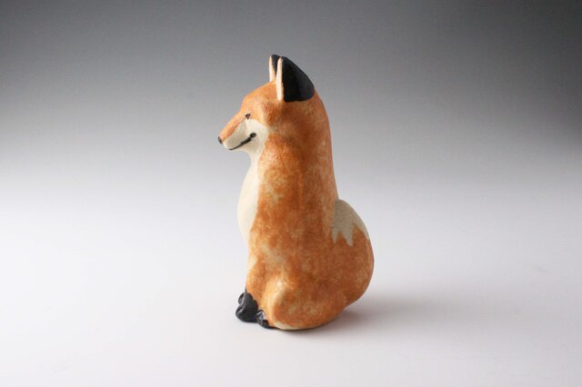 タカノミヤ キツネ 動物 陶器 置物 花器 インテリア 容 タカノミヤ キツネ 動物 陶器 置物 花器 インテリア 容