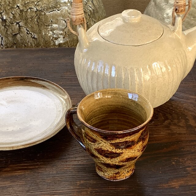 鬼板掻落しマグカップ（シリーズNo02／４連作）