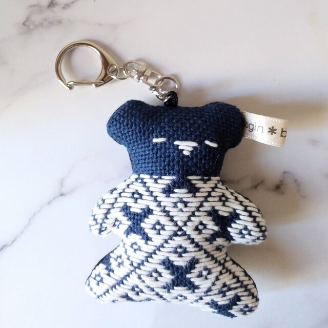 【キーホルダー】こぎんの妖精・うさこぐま　安眠こまくら