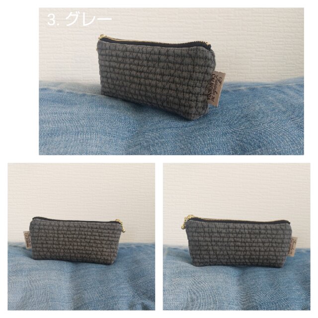 ヌビ眼鏡ケース ファスナーポーチ | iichi 日々の暮らしを心地よくする