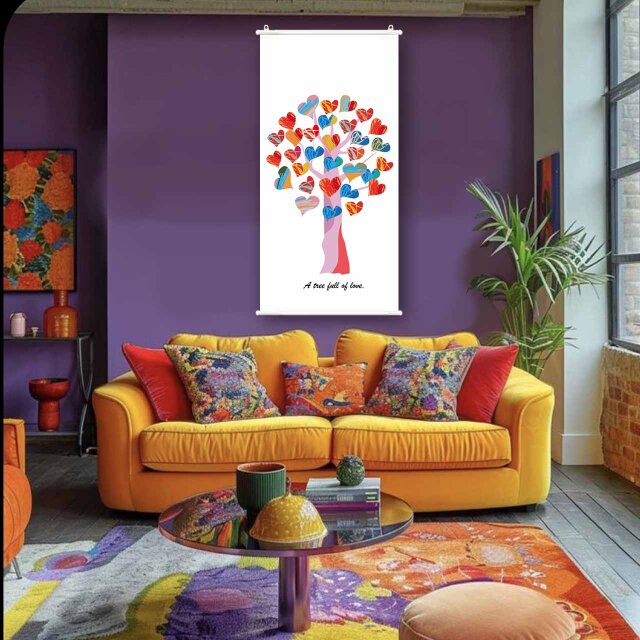 タペストリービッグサイズ  900×1800　オリジナル　イラスト　雑貨　ポスター　アート  アートポスター　3363