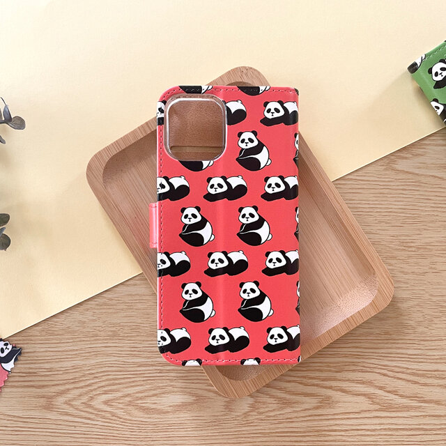 パンダ イニシャル スマホケース iPhoneケース パンダ イニシャル スマホケース iPhoneケース 受注製作品】パンダの