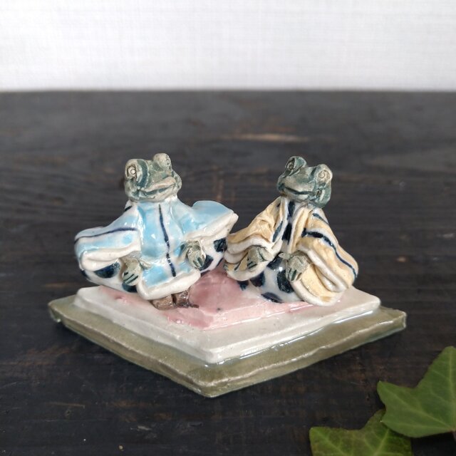 菱餅 雛人形 カエル