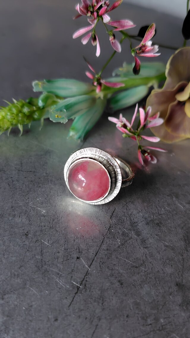 ロードナイトインクォーツシルバーリング#12