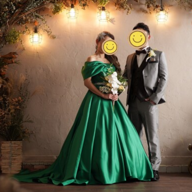 ⭐︎美品⭐︎オフショルダーオリーブグリーンドレス CW3298 プリンセス オフショルダー カラードレス – COCOMELODY