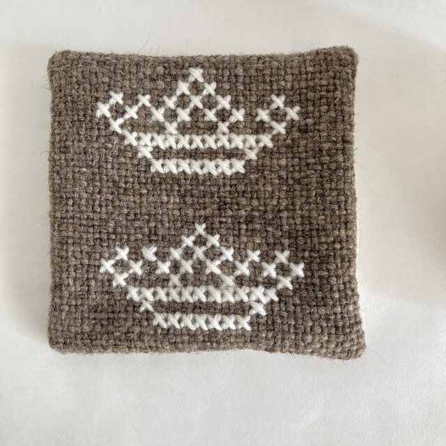 WOOL!crown*カップ＆ポットマット