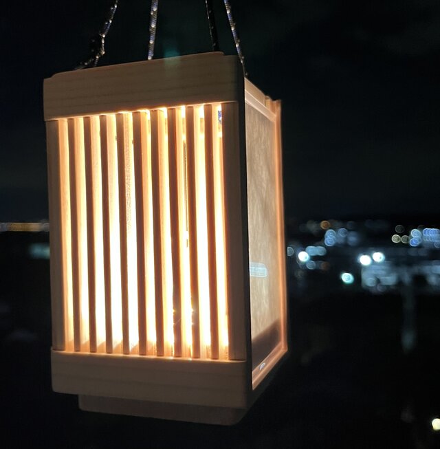 行燈　照明付 行灯(照明付き)