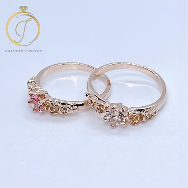 Side Rose Ring.(ピンキーリング可) | iichi 日々の暮らしを心地よく