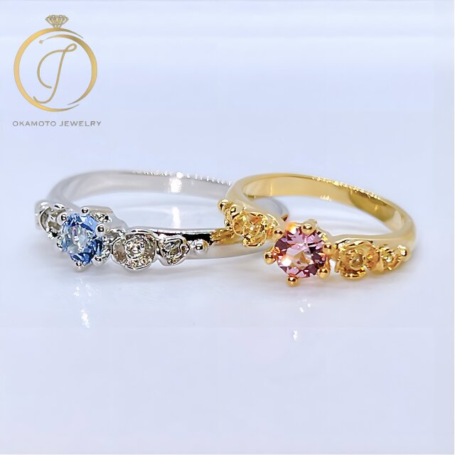 Side Rose Ring.(ピンキーリング可) | iichi 日々の暮らしを心地よく