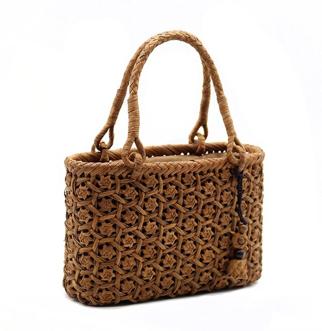 もっく様 山葡萄 かごバッグ 未使用品 中袋 山ぶどう ハンドバッグ smbosco_2258052dmb