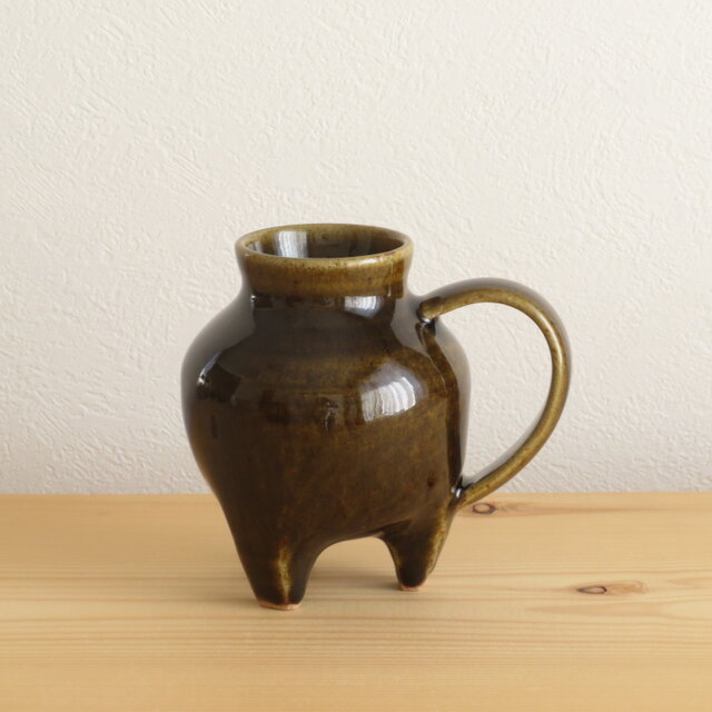 3つ足花瓶　BG004