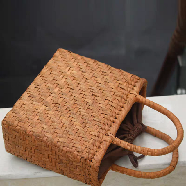 山葡萄 蔓 ハンドバッグ かご 籠 網代編み トートバッグ 着服 山葡萄