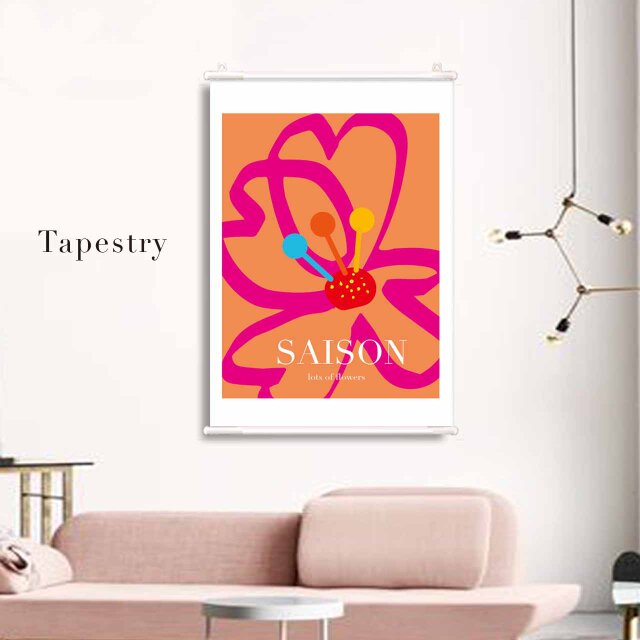 元気な花 送料無料 個性のseiサイト イラスト アート ポスター アート