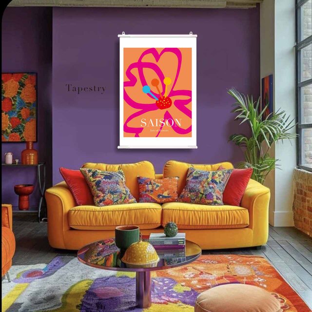 元気な花 送料無料 個性のseiサイト イラスト アート ポスター アート