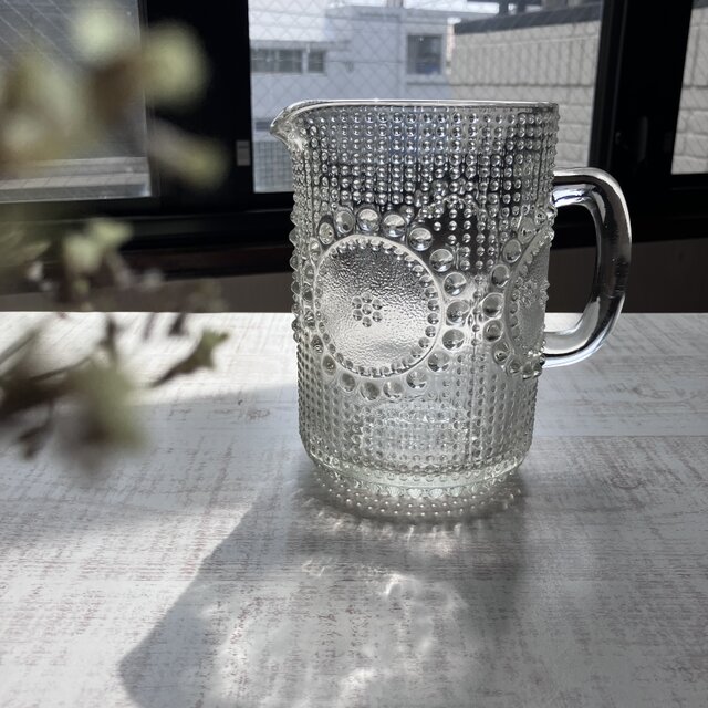 北欧＊水滴のような北欧の水差し／リーヒマエンラシ／グラッポニア／花瓶