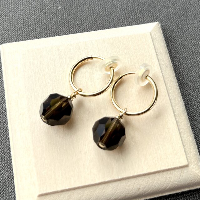 スモーキ―クォ―ツ (多面体カット)