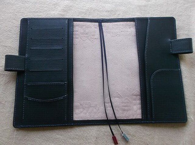 ほぼ日手帳仕様 B6サイズレザー手帳カバー 刻印＆拭き染め | iichi