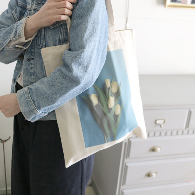 ビンテージプリント トートバッグ