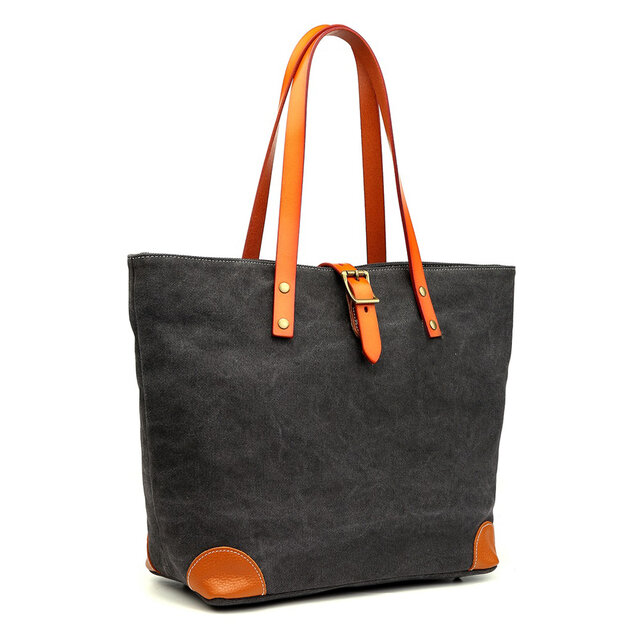 ST061 ハンドメイド 帆布 トートバック ハンドバッグ ビジネス バッグ