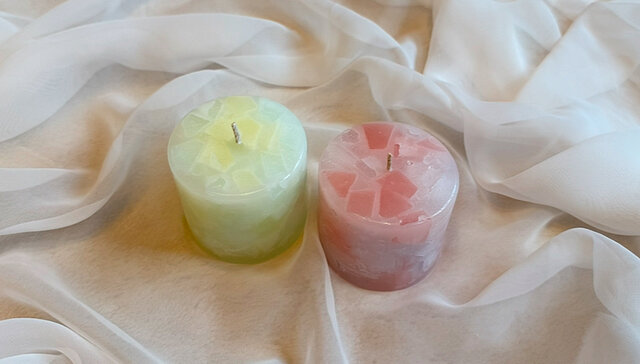 ajisai candle 紫陽花キャンドル アロマキャンドル パラフィン