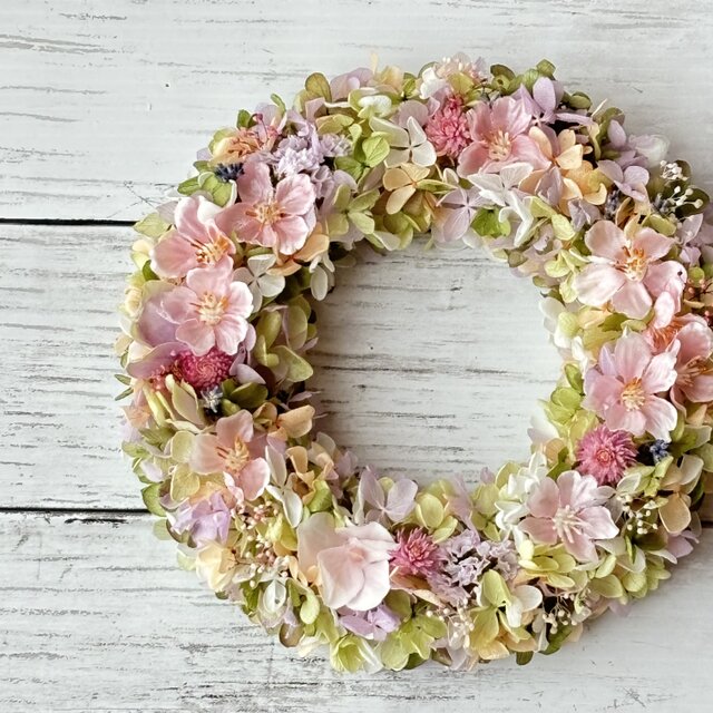 春満開！桜の季節のリース | iichi 日々の暮らしを心地よくする