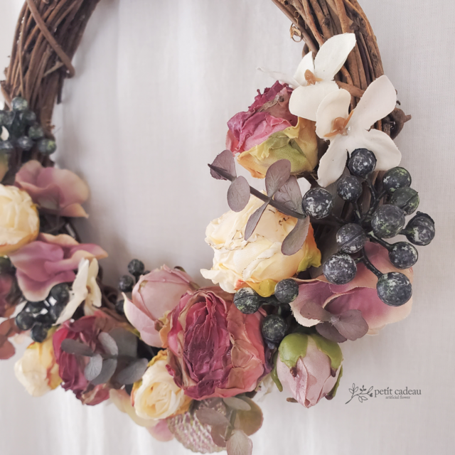 ハーフリース フェイクドライローズ2 | iichi 日々の暮らしを心地よく