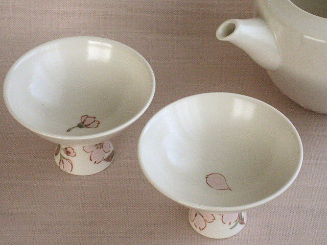 色絵金彩盃 桜(花びら)の画像1枚目