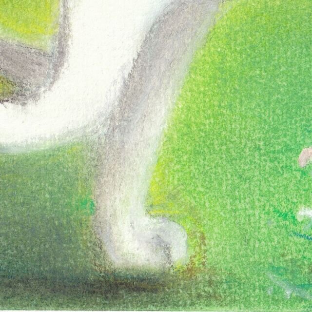 湿原の夏　パステル画 パステル画ヒーリングアート｜いのちのよろこび｜抽象画パステル