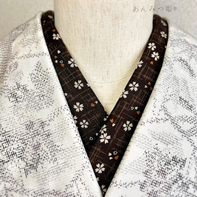 綿の半衿  夜桜舞