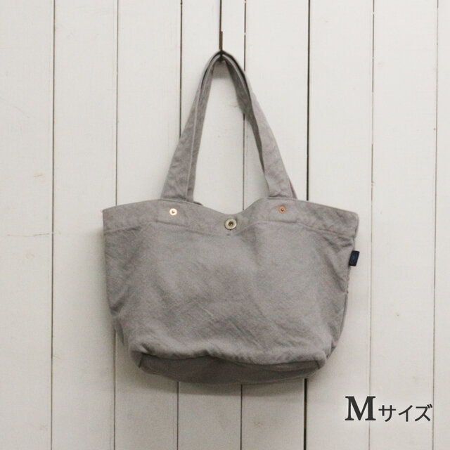 舟形トートバッグM【2025秋冬限定カラー・ストーン】(VC-7M)