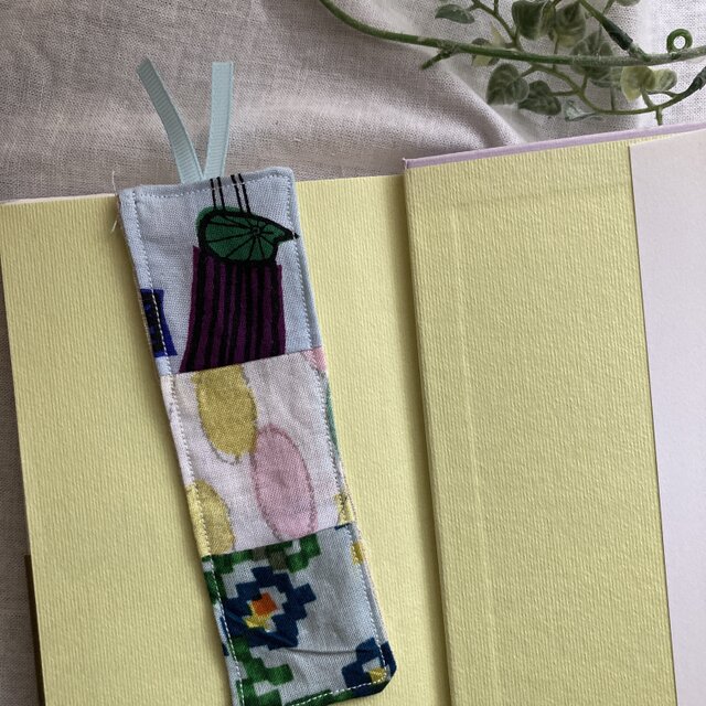 ハンドメイド◇ミナペルホネン布製しおりリネン① | iichi 日々